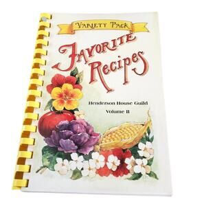 Vintage Cookbook Variety Pack Favorite Recipes Henderson House Guild Volume II